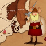 Viking Invasion Of Britain And Ireland Map Jennifer Farley Featured
