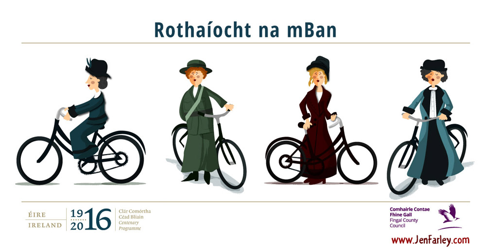 1916-Rising-Women-On-Bicycles---Jennifer-Farley