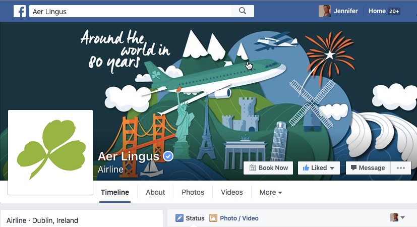 Aer Lingus - Facebook Cover