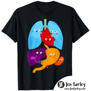 Anatomy Tshirt Black Jennifer Farley