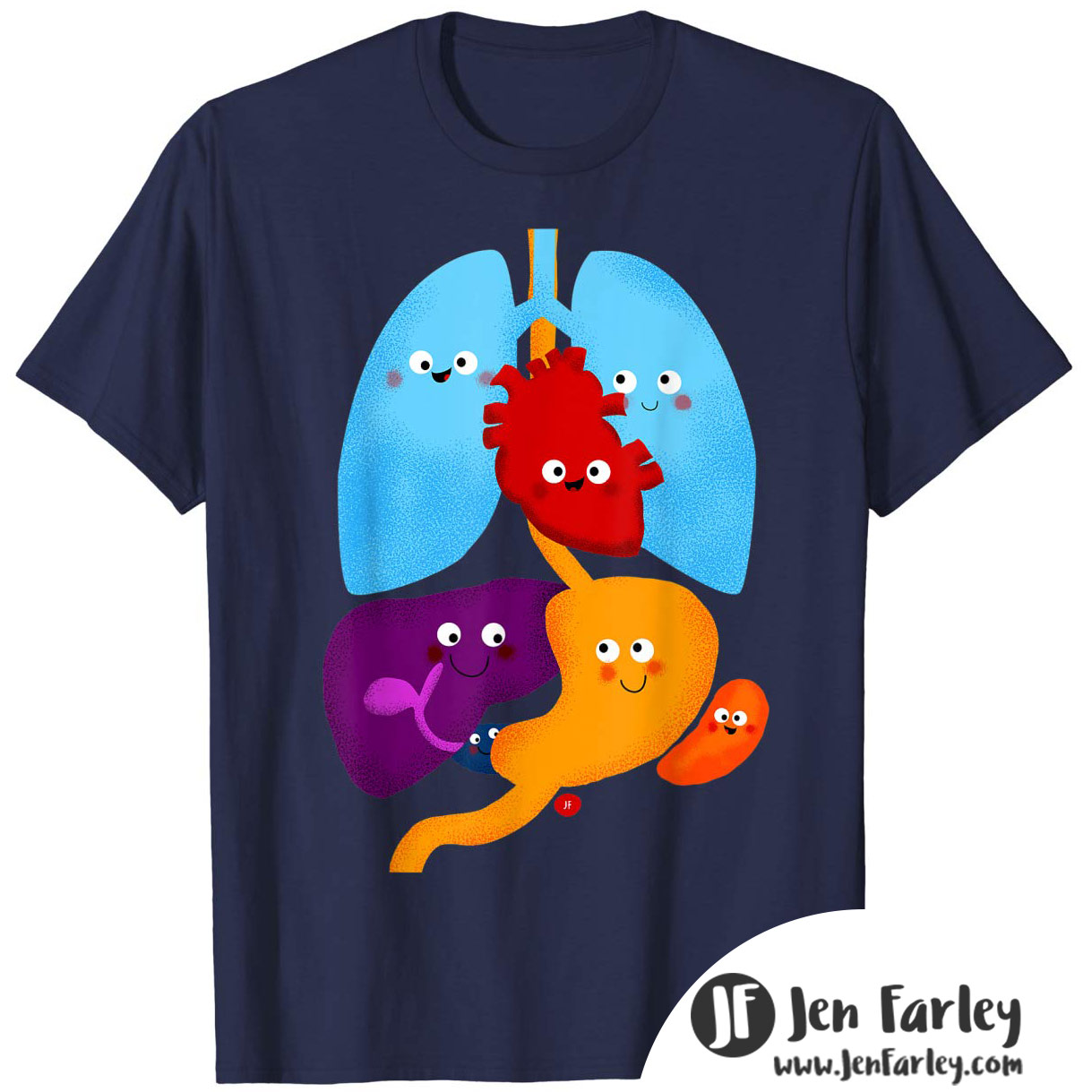Isse adgang høg Cute Anatomy T-Shirt | Jennifer Farley
