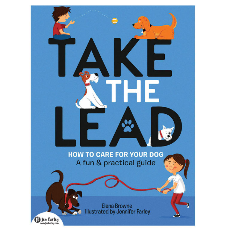 Dogs Take The Lead Cover illustrated by Jennifer Farley featured