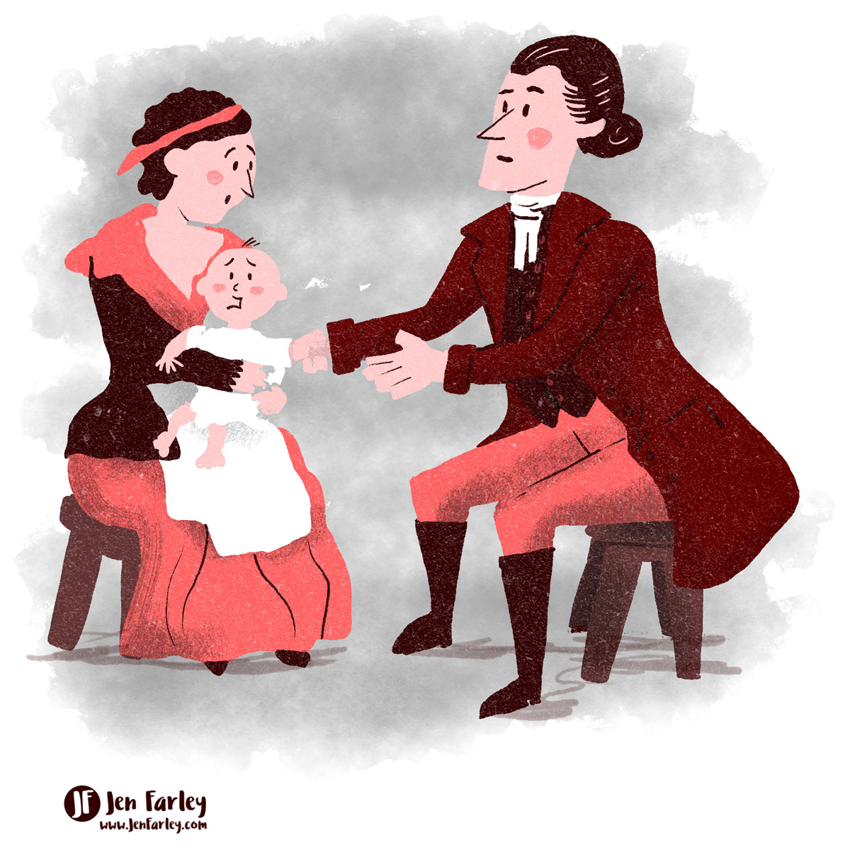 Edward Jenner Physician Immunologist illustrated by Jennifer Farley