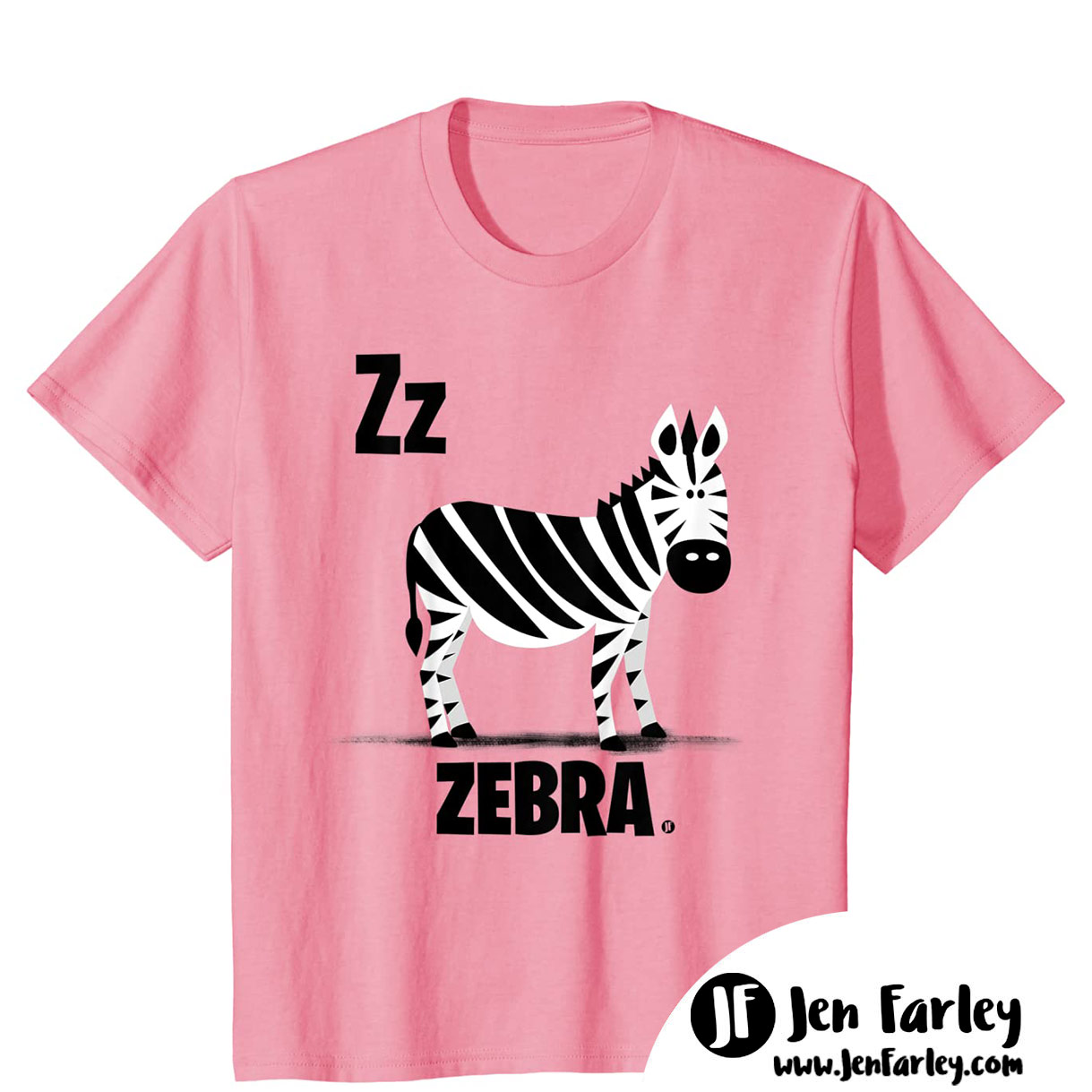 Zebra Pink TShirt