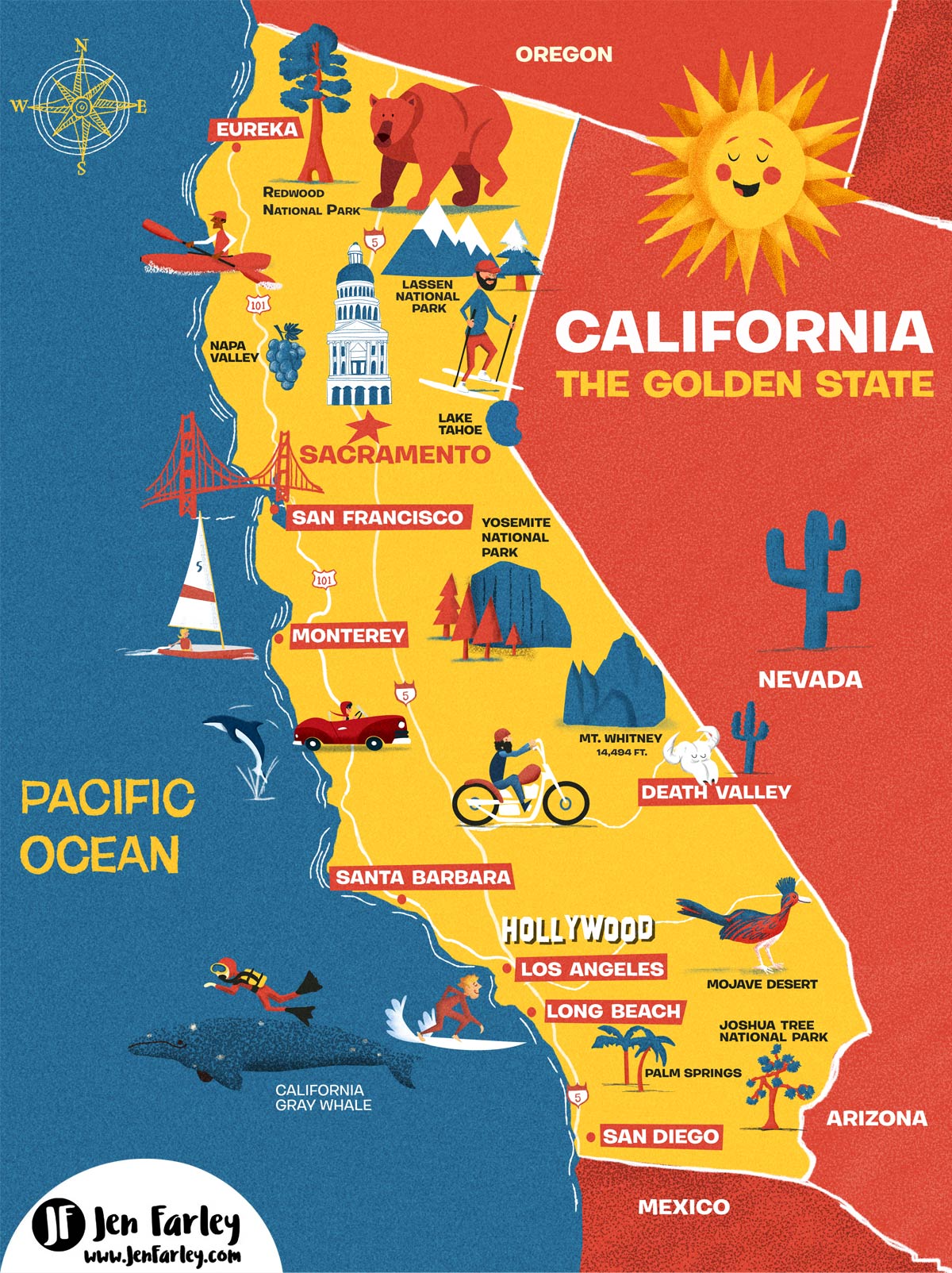 maps california