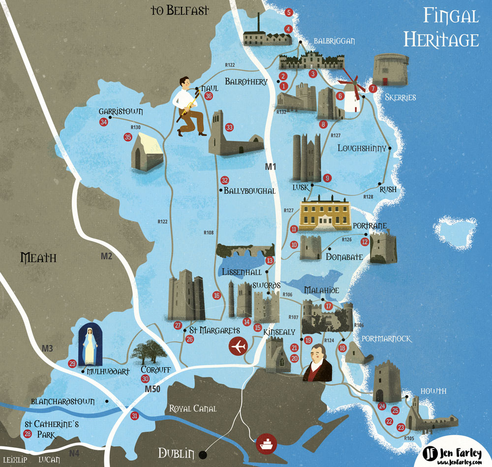 Fingal Heritage Map Jennifer Farley