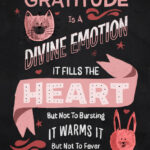 Gratitude Is A Divine Emotion Colour Jennifer Farley featured