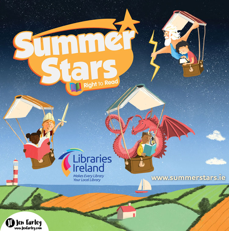 Libraries Ireland Summer Stars Illustrated by Jennifer Farley square 1