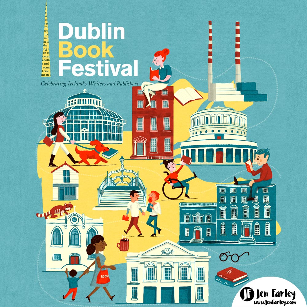 Dublin Book Festival Illustrations Jennifer Farley