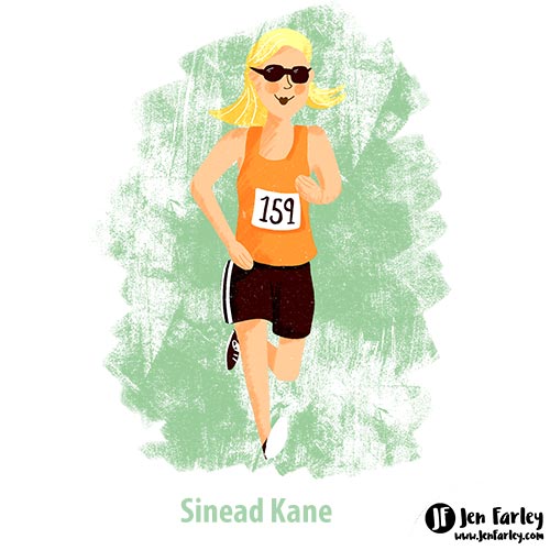 Sinead Kane Endurance Runner illustrated by Jennifer Farley