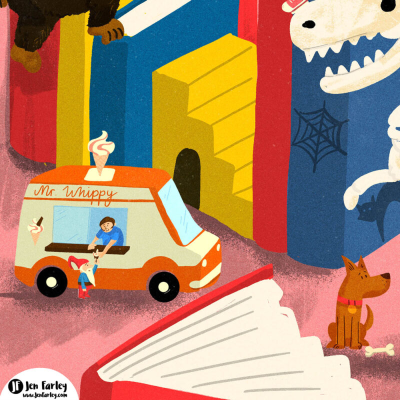 Libraries Ireland Childrens Book Festival Ice Cream Van By Jennifer Farley