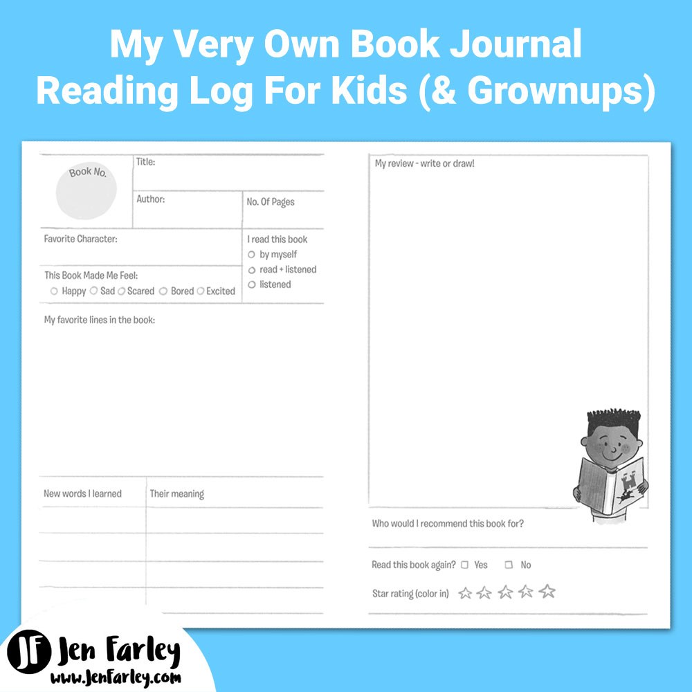 My Very Own Book Journal For Kids illustrated by Jennifer Farley 2