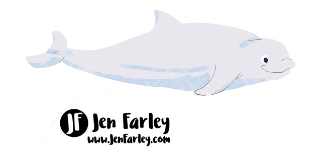 Beluga Whale Illustrated by Jennifer Farley