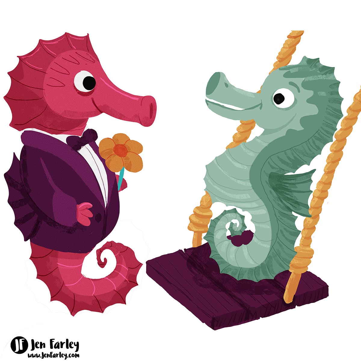 International Literature Festival Dublin Illustrated Seahorses 2 Jennifer Farley