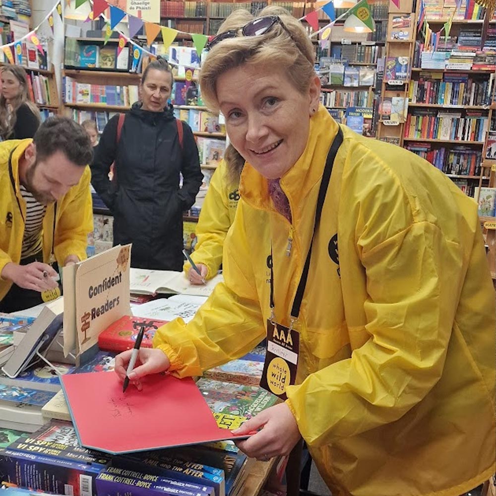 Signing Books In Charlie Byrnes Book Shop Galway