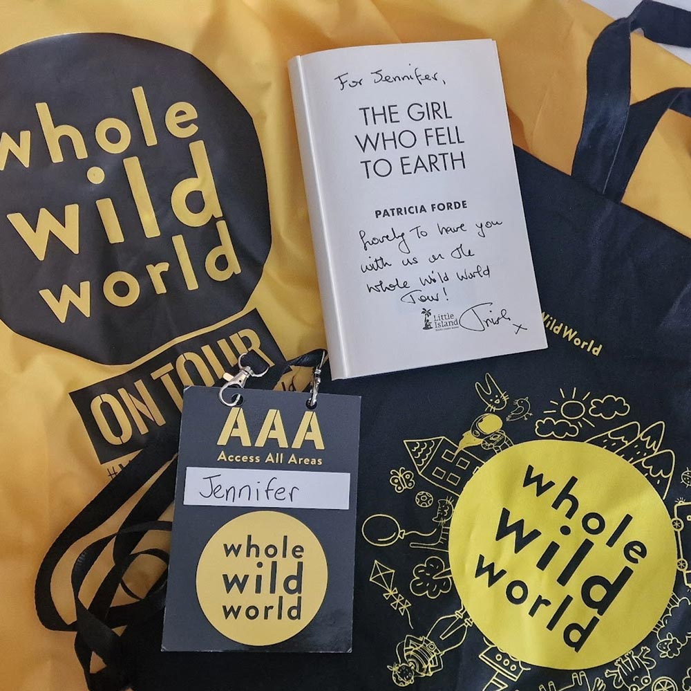 Whole Wild Word Bag Raincoat And Book