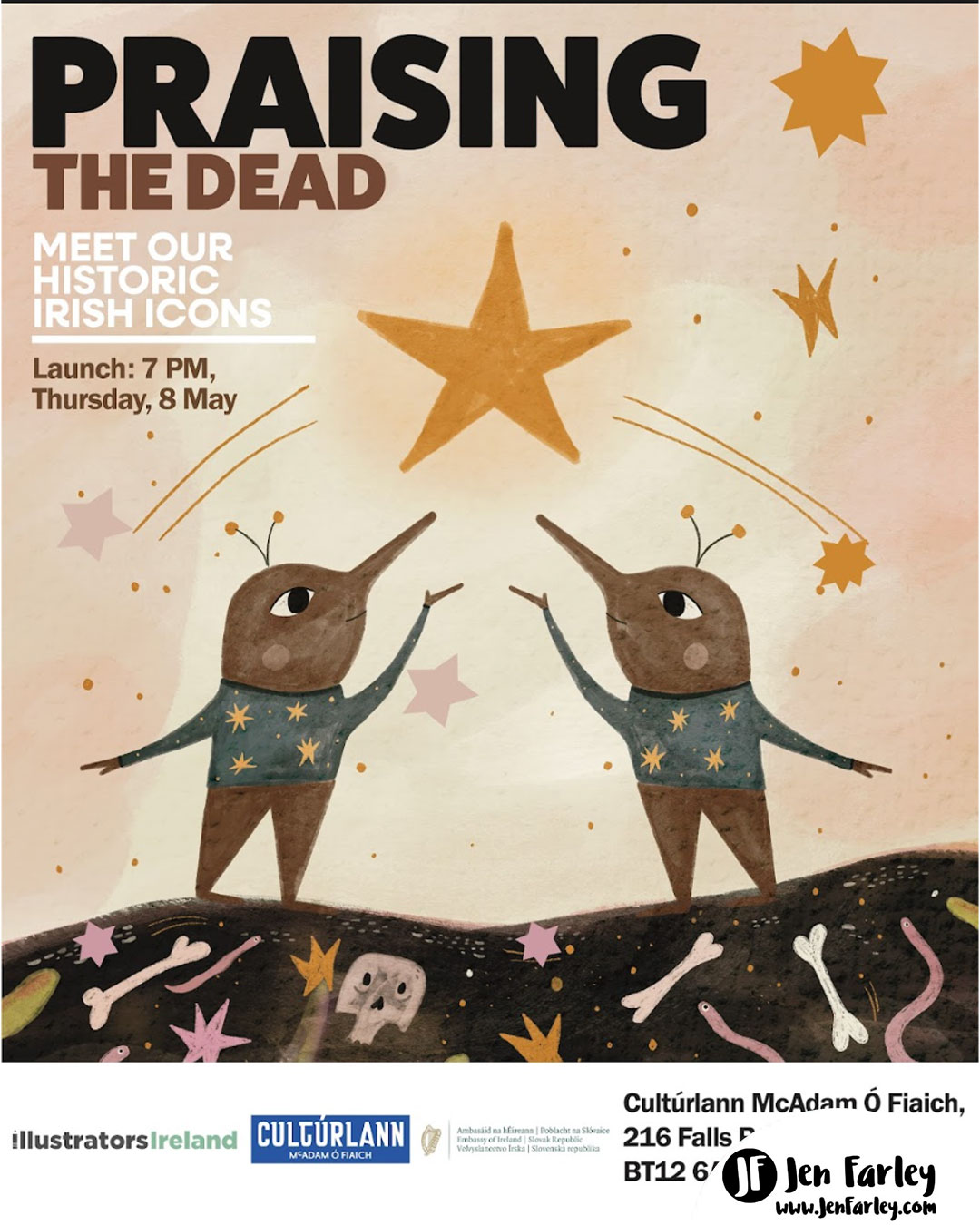 Praising The Dead Exhibition Illustrators Ireland