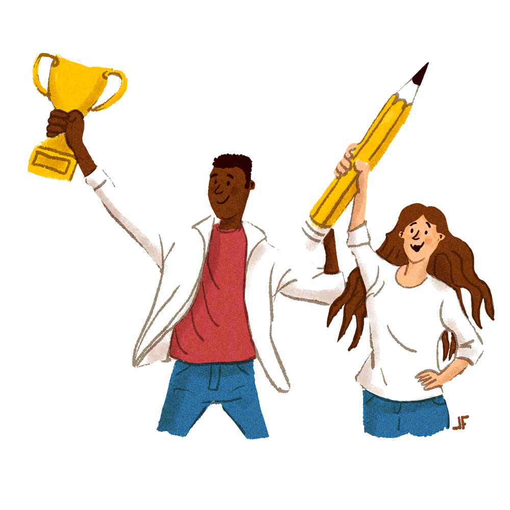 Illustration Competitions Illustrated by Jennifer Farley