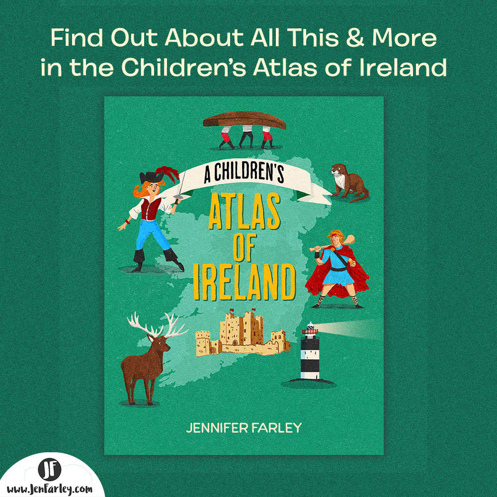 Atlas Of Ireland Illustrated by Jennifer Farley