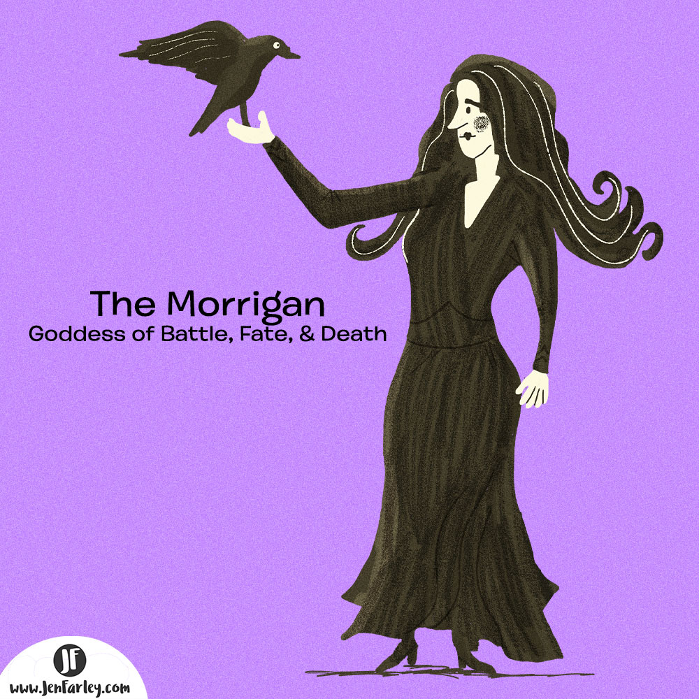 The Morrigan illustrated by Jennifer Farley